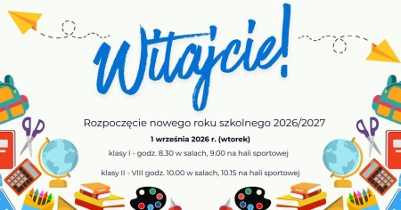 Rozpoczęcie roku szkolnego 2026/2027
